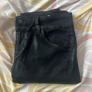 Hudson Jeans Beth Coated Baby Bootcut Jeans (Coated Black Beauty)